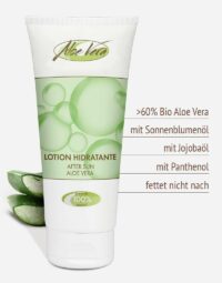 Bio Aloe vera After Sun Lotion in Premium-Qualität