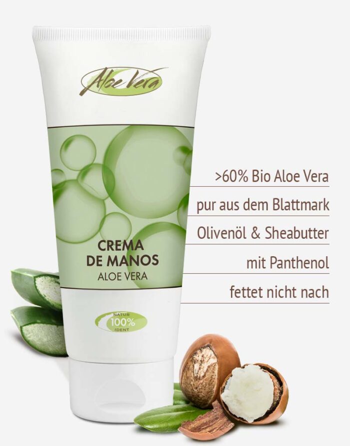 Bio Aloe vera Handcreme in Premium-Qualität