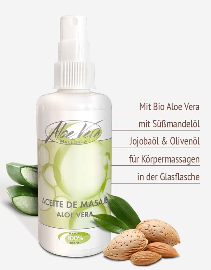 Aloe Vera Massageöl in Premium-Qualität