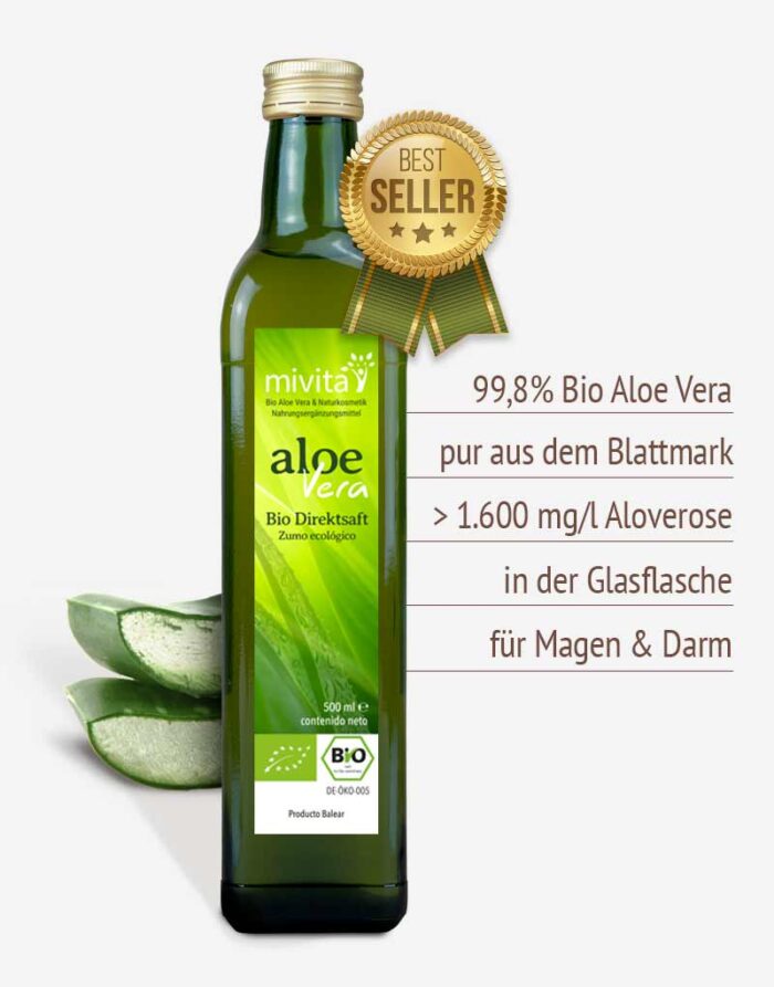 Bio Aloe Vera Saft - Produktvorteile