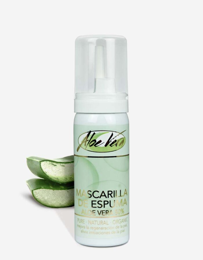 Bio Aloe vera Schaummaske