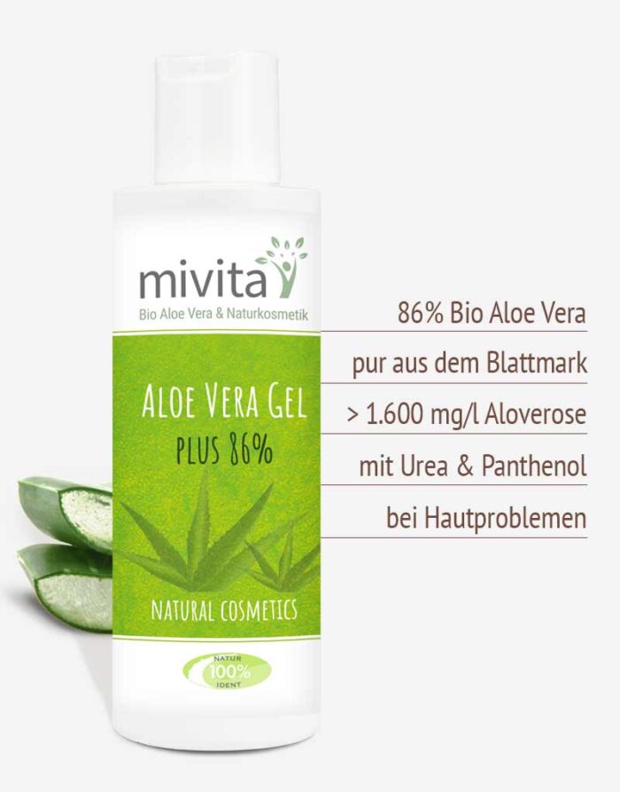Aloe Vera Gel 86% Produktvorteile
