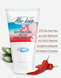 Aloe vera Hot-Cold-Gel bei Verspannungen und Muskelschmerzen