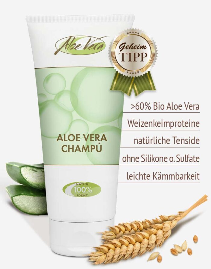 Bio Aloe vera Shampoo in Premium-Qualität