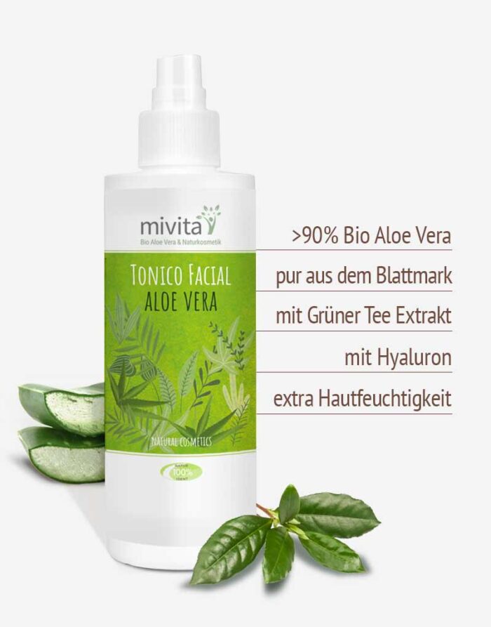 Produktvorteile Aloe Vera Gesichtstonic
