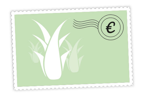 Aloe vera Briefmarke