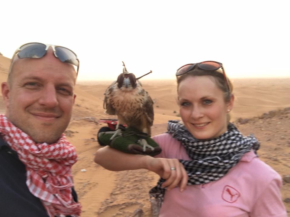 In der Wüste von Dubai