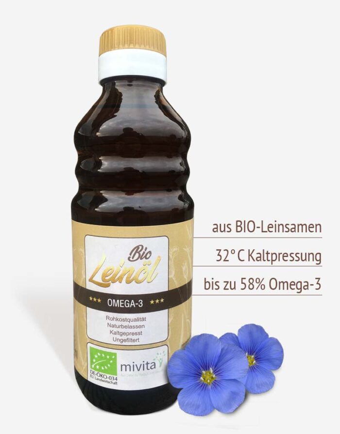 Bio Leinöl in Premium-Qualität