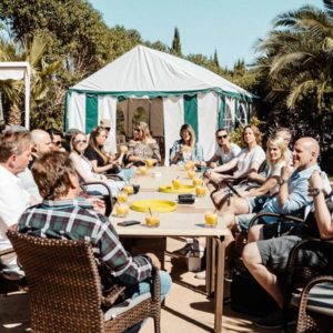 Verkaufsschulung auf der Aloe Vera Farm