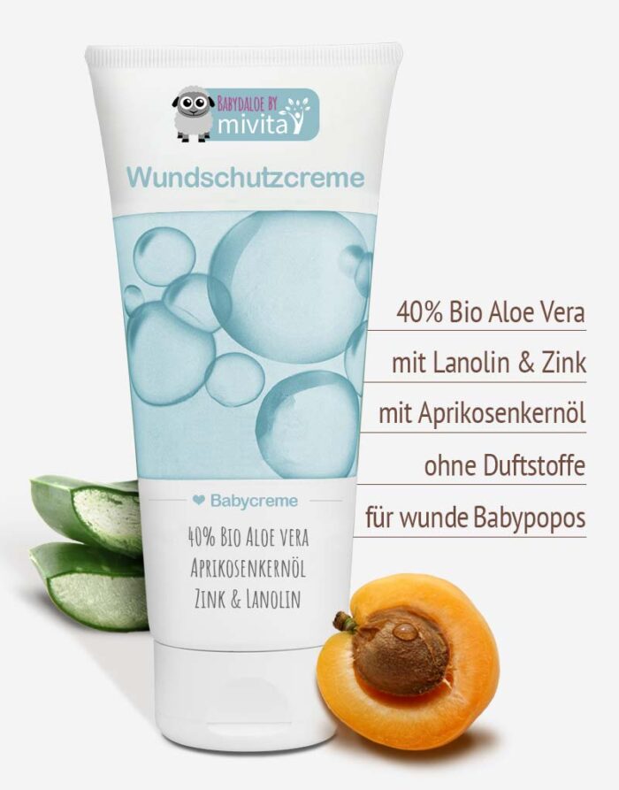 Bio Aloe vera Wundschutzcreme in Premium-Qualität