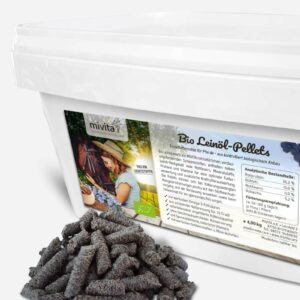 Bio Leinöl Pellets für Pferde