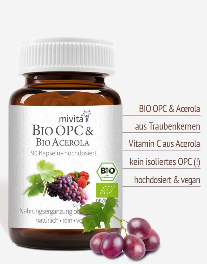 Bio OPC mit Acerola Vitamin C Produktvorteile