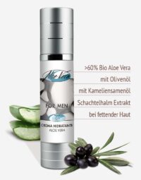 Aloe Vera Feuchtigkeitscreme mit Männderduft