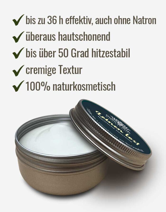Deocreme Leinen los! Produktvorteile